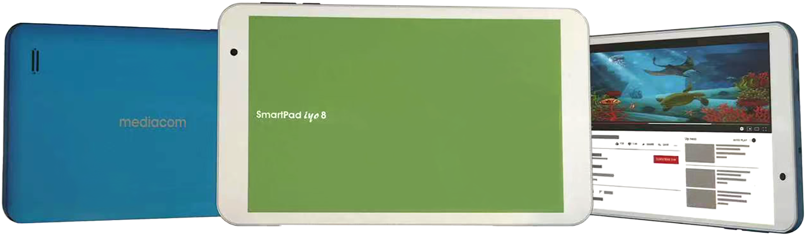 טאבלט 8'' Mediacom SmartPad Iyo 8 32GB 2GB RAM - צבע כחול שנה אחריות ע"י היבואן הרשמי