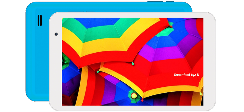 טאבלט 8'' Mediacom SmartPad Iyo 8 32GB 2GB RAM - צבע כחול שנה אחריות ע"י היבואן הרשמי