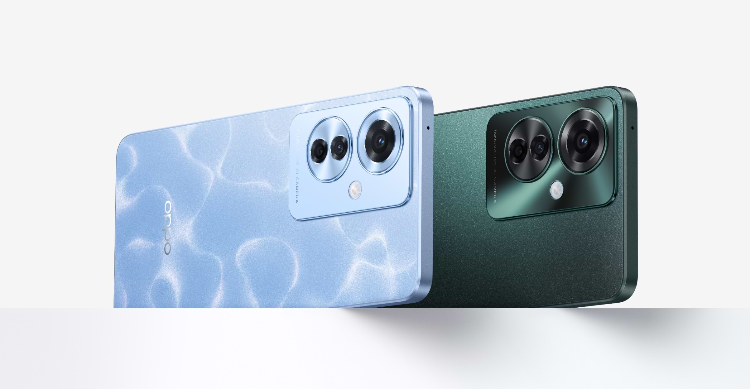 סמארטפון Oppo Reno 11F 5G 256GB 8GB RAM CPH2603 - צבע ירוק דקל שנתיים אחריות ע"י היבואן הרשמי