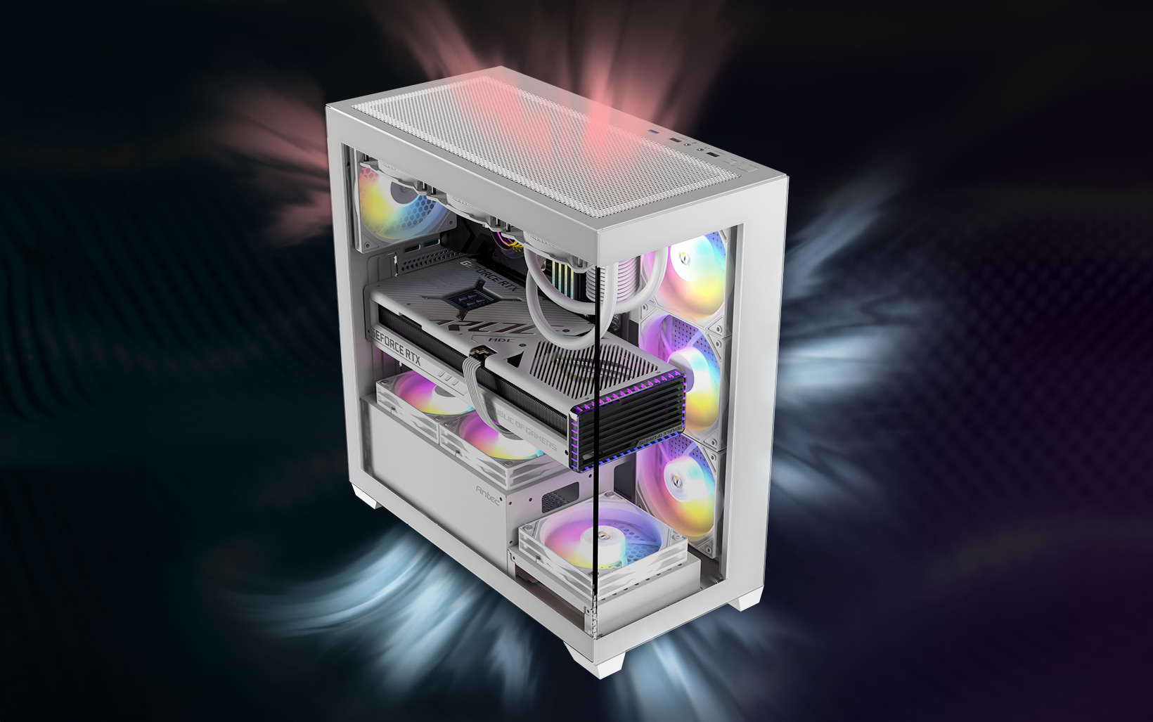 מחשב נייח גיימינג Desktop Intel Core i5-14400F RTX 4070 B760M-A 1TB SSD 16GB RAM - צבע שחור שלוש שנות אחריות ע"י היבואן הרשמי