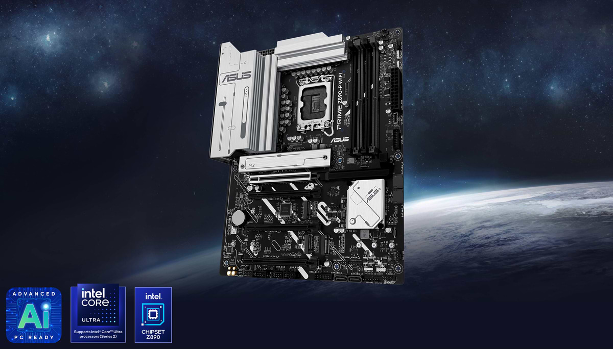 מחשב נייח גיימינג Desktop Intel Core Ultra 7 265KF RTX 5080 Z890-P WiFi 2TB SSD 32GB RAM - צבע שחור שלוש שנות אחריות ע"י היבואן הרשמי