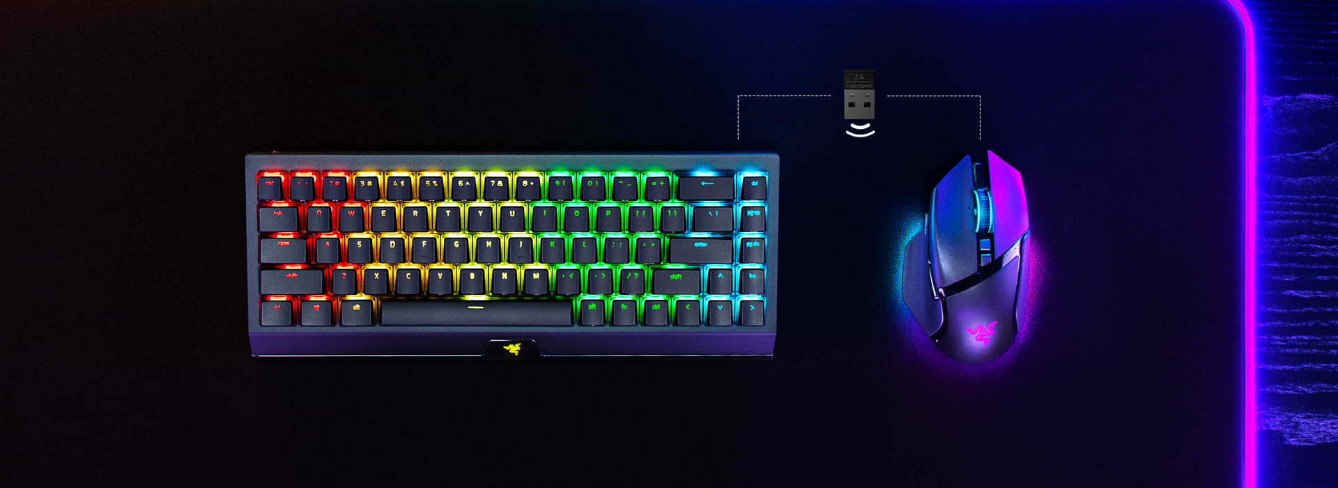 עכבר גיימינג אלחוטי Razer Basilisk V3 Pro - צבע שחור שנתיים אחריות ע"י היבואן הרשמי