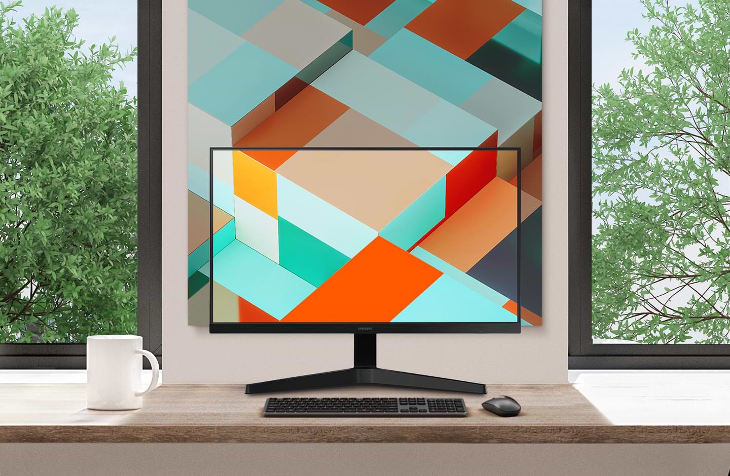 מסך מחשב 27'' Samsung S27C310EAM IPS FHD FreeSync 75Hz - צבע שחור שלוש שנות אחריות ע"י היבואן הרשמי