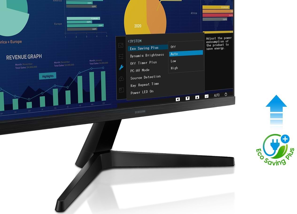 מסך מחשב 27'' Samsung S27C310EAM IPS FHD FreeSync 75Hz - צבע שחור שלוש שנות אחריות ע"י היבואן הרשמי