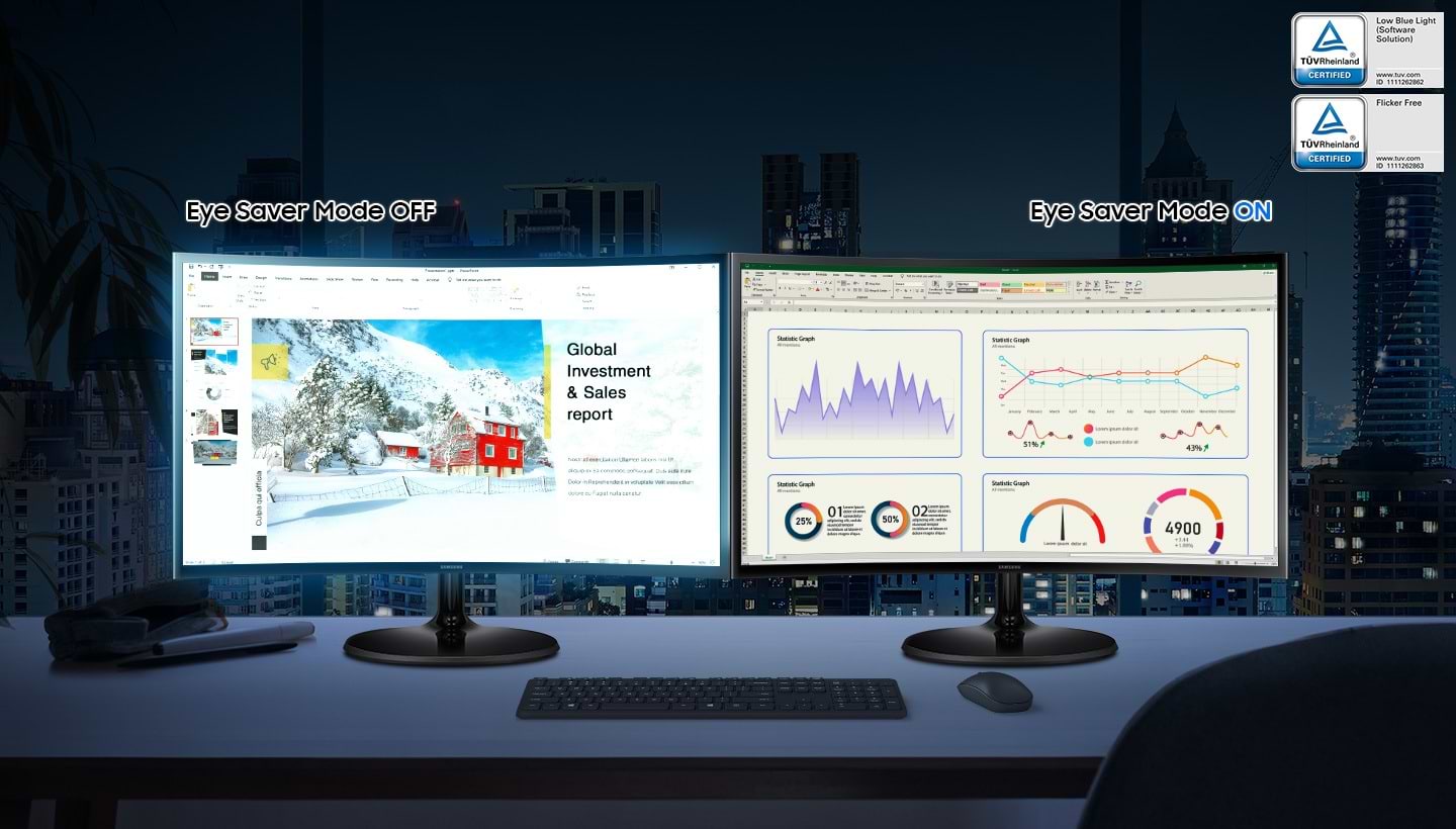מסך מחשב קעור 27'' Samsung S27C360EAM VA FHD FreeSync 75Hz 4ms - צבע שחור שלוש שנות אחריות ע"י היבואן הרשמי