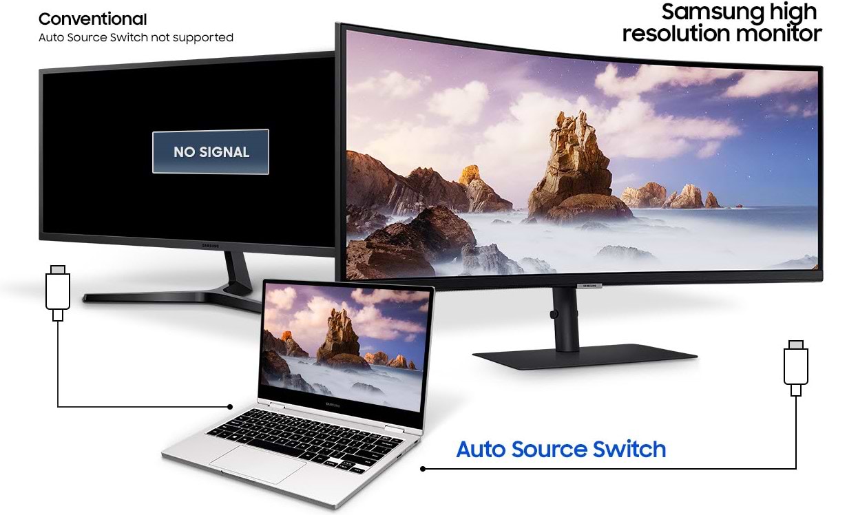 מסך מחשב קעור 34'' Samsung S34A654UBP VA UWQHD HDR10 FreeSync 100Hz - צבע שחור שלוש שנות אחריות ע"י היבואן הרשמי