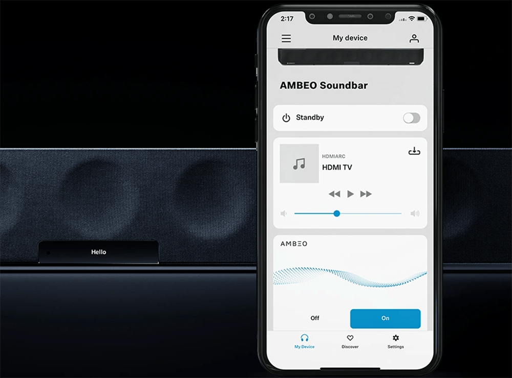 מקרן קול Sennheiser AMBEO Max 5.1.4 500W - צבע שחור שנתיים אחריות ע"י היבואן הרשמי