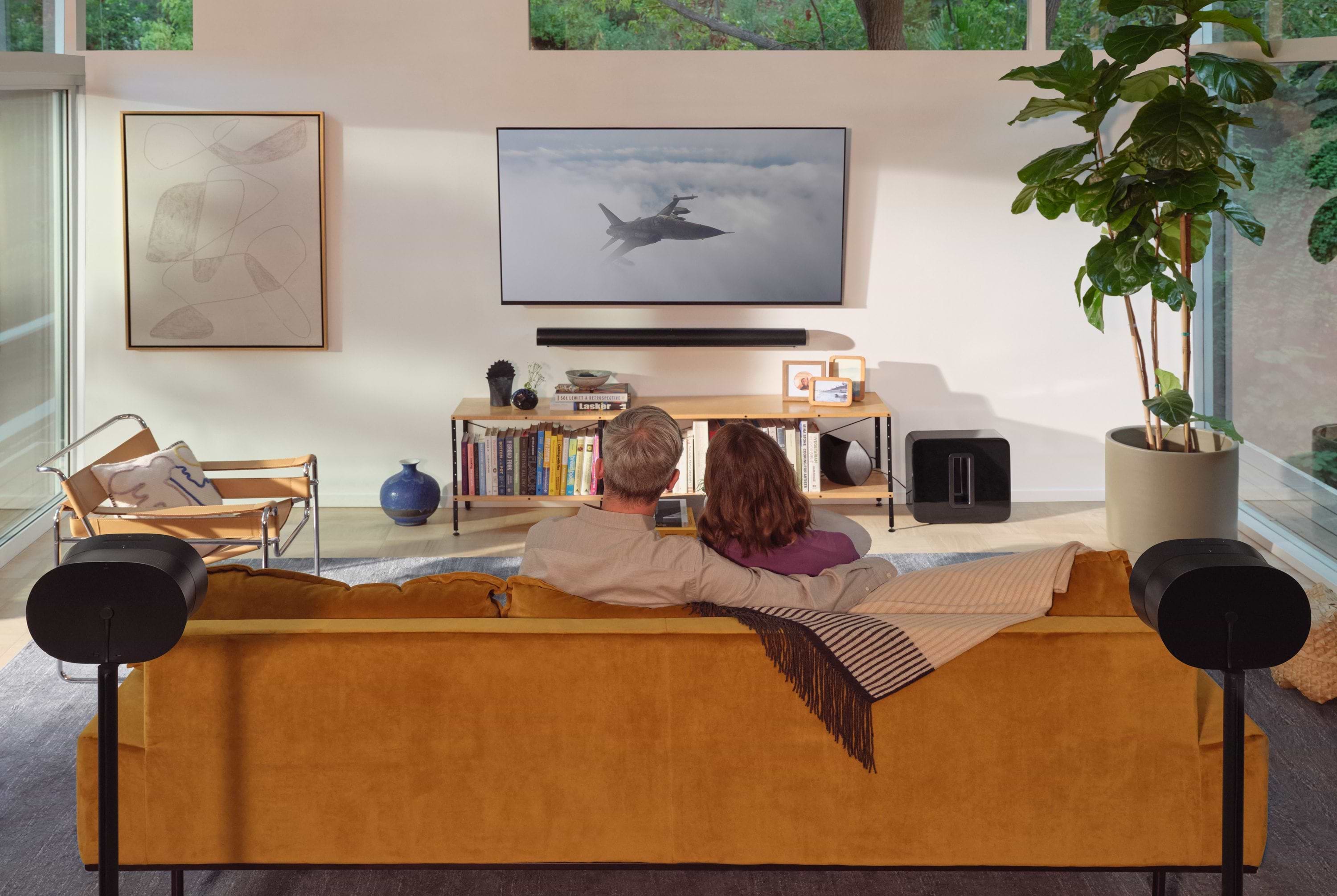 רמקול אלחוטי חכם Sonos Era 300 - צבע שחור שנתיים אחריות ע"י היבואן הרשמי