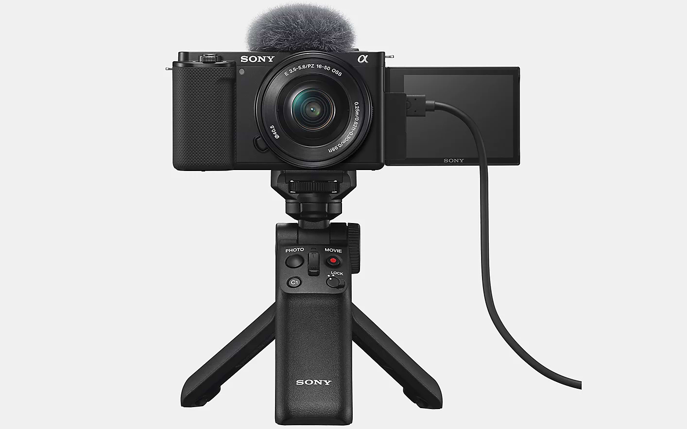 מצלמה דיגיטלית ללא מראה כולל עדשה Sony ZV-E10 E PZ 16-50mm f/3.5-5.6 OSS - צבע שחור שלוש שנות אחריות ע"י היבואן הרשמי