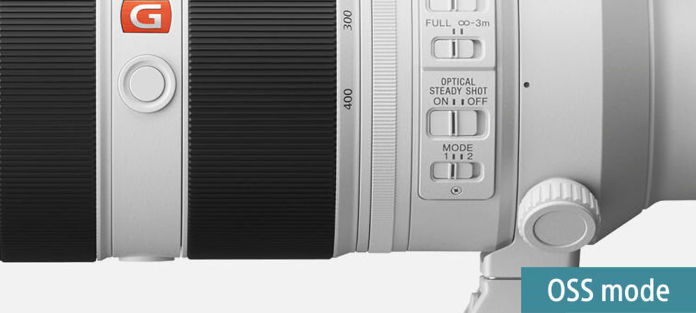 עדשת Sony FE 100-400mm f/4.5-5.6 GM OSS - צבע לבן שלוש שנות אחריות ע"י היבואן הרשמי