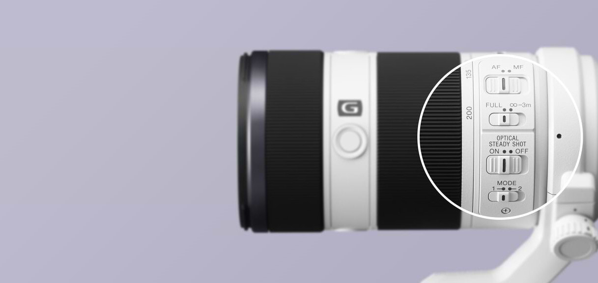 עדשת Sony FE 70-200mm f/4 G OSS - צבע לבן שלוש שנות אחריות ע"י היבואן הרשמי