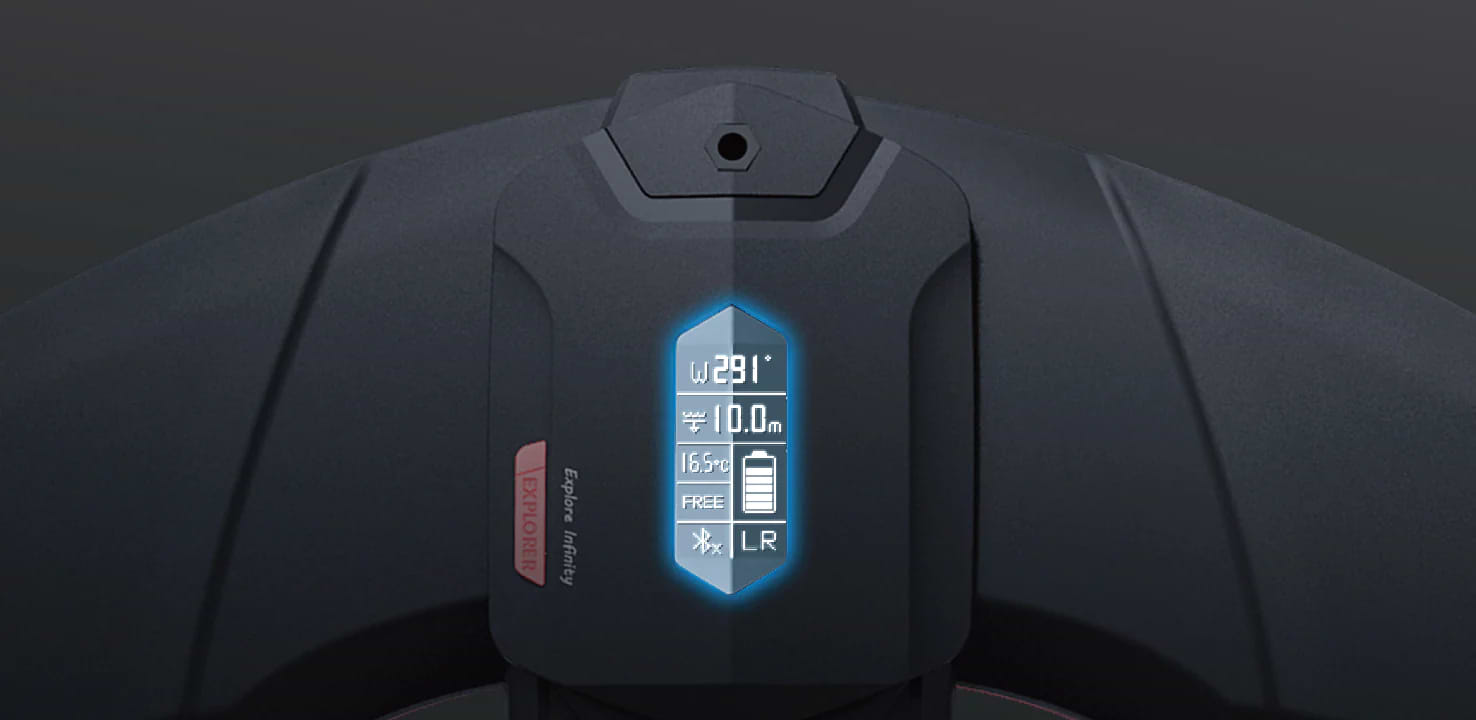 סקוטר תת ימי חשמלי Sublue Navbow Plus - צבע שחור ואפור שנה אחריות ע"י היבואן הרשמי