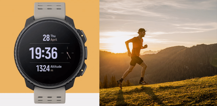 שעון ספורט חכם Suunto Vertical GPS 49mm - צבע שחור שנתיים אחריות ע"י היבואן הרשמי