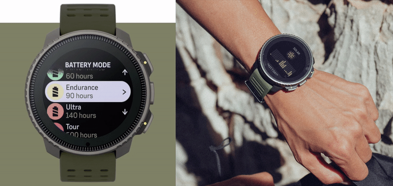 שעון ספורט חכם Suunto Vertical GPS 49mm - צבע שחור שנתיים אחריות ע"י היבואן הרשמי