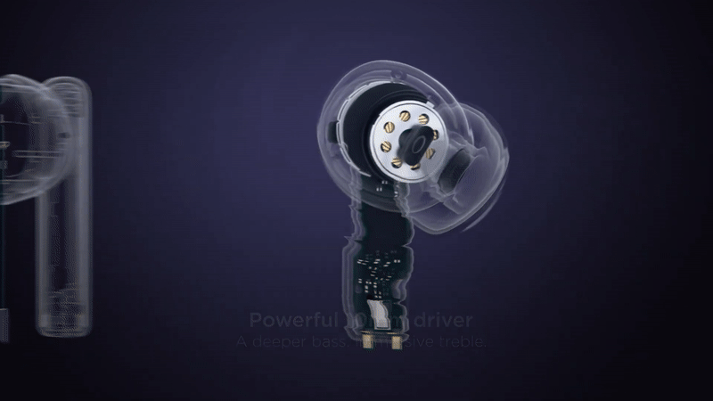 אוזניות אלחוטיות TCL MoveAudio Air TWS IPX4 - צבע לבן שנה אחריות ע"י היבואן הרשמי