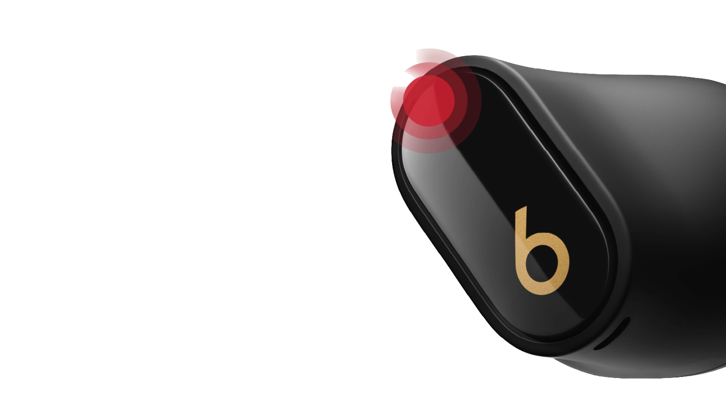 אוזניות Apple Beats Studio Buds+ True Wireless - בצבע שקוף שנה אחריות ע״י יבואן רשמי