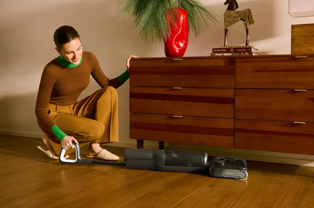 שואב אבק ידני שוטף Roborock F25 Combo - צבע שחור אחריות ע"י היבואן הרשמי