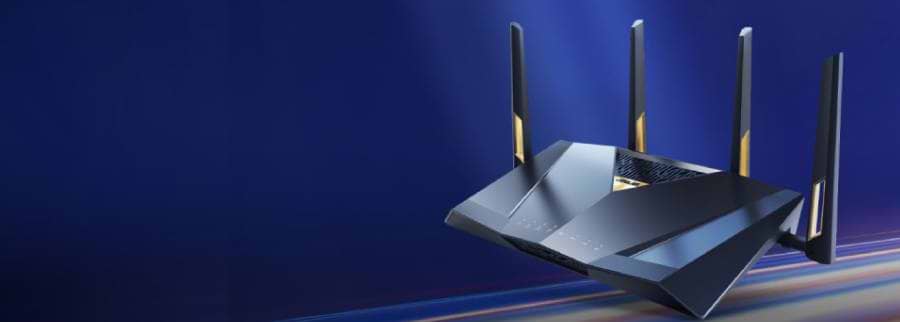 מודם ראוטר Asus RT-BE88U WiFi 7 - צבע שחור, שלוש שנות אחריות ע"י היבואן הרשמי.