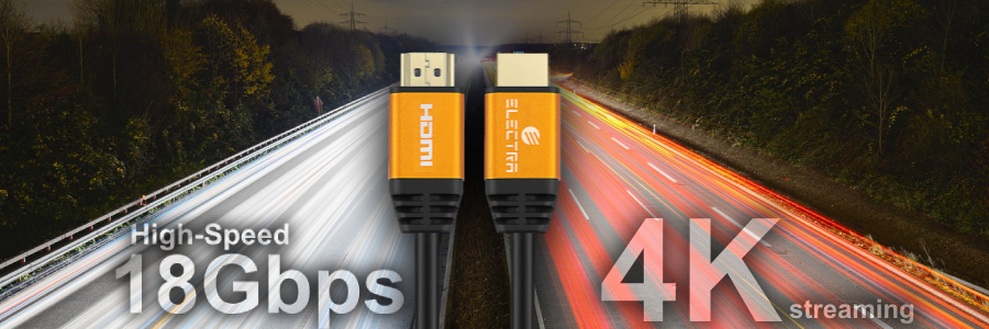 כבל HDMI 2.0 מקצועי Electra Premium ELHD-PRM4K 18Gbps 4K 60Hz
