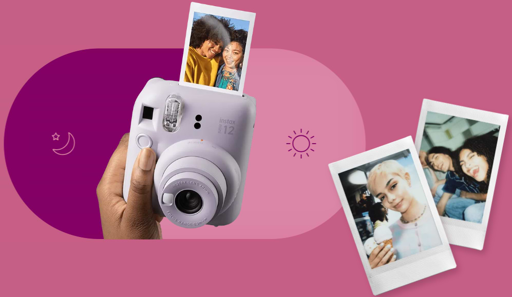 מצלמת פיתוח מיידי fujicom instax mini 12