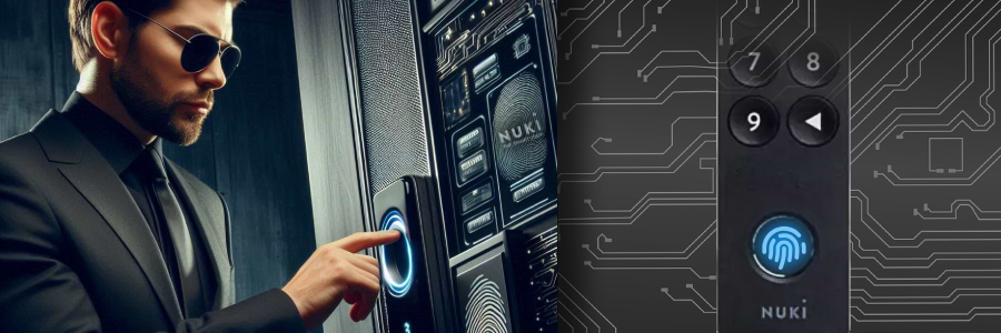 קודן למנעול חכם Nuki Keypad 2.0 -צבע שחור שנה אחריות ע"י היבואן הרשמי