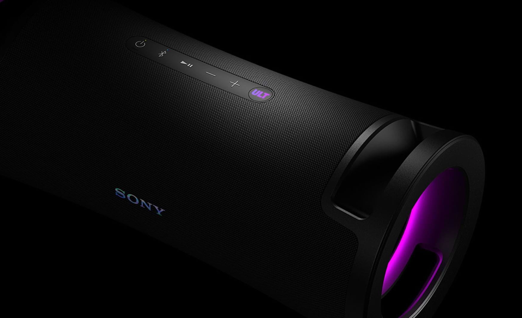 רמקול אלחוטי נייד Sony ULT FIELD 7 SRSULT70B 45W IP67 - צבע שחור שנה אחריות ע"י היבואן הרשמי