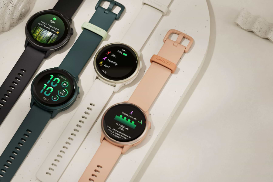 שעון ספורט חכם Garmin Vivoactive 6 GPS 42mm - צבע זהב בהיר שנתיים אחריות ע"י היבואן הרשמי