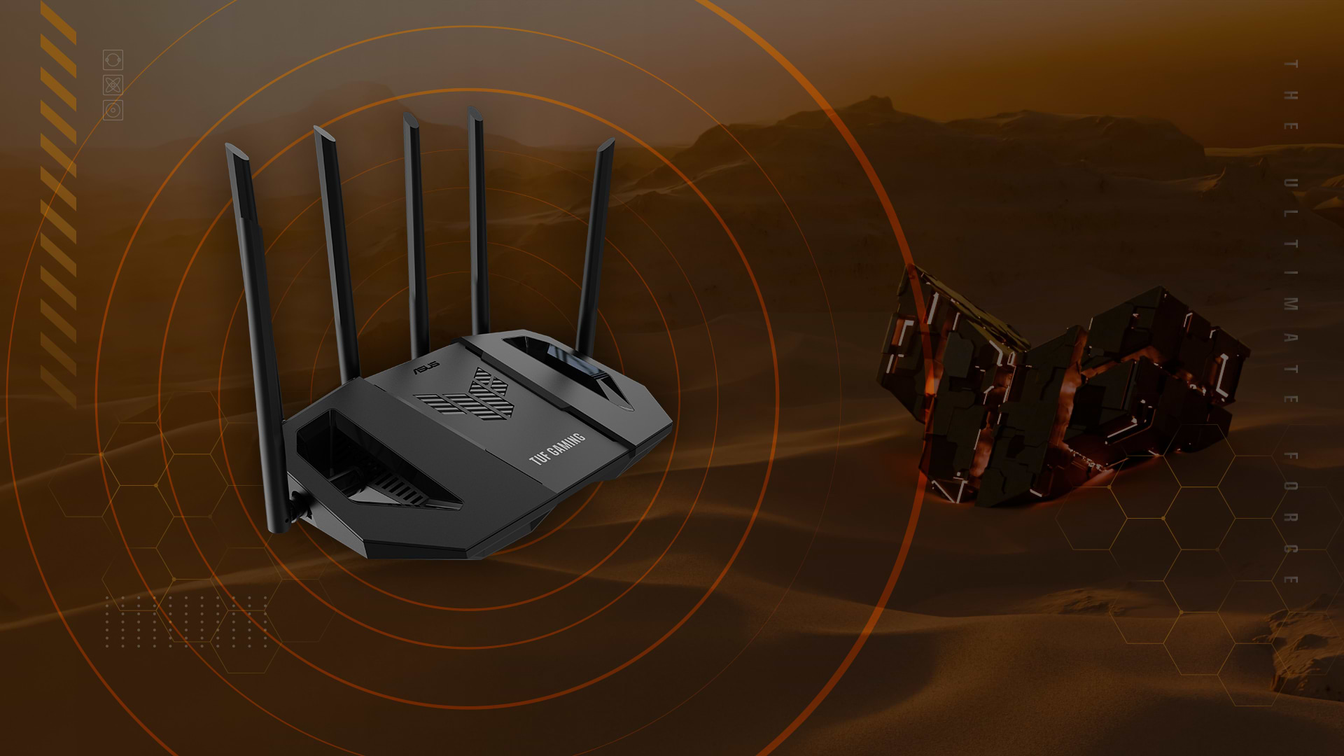 ראוטר גיימינג ASUS BE6500 Dual Band WiFi 7 - צבע שחור שלוש שנות אחריות ע"י היבואן הרשמי