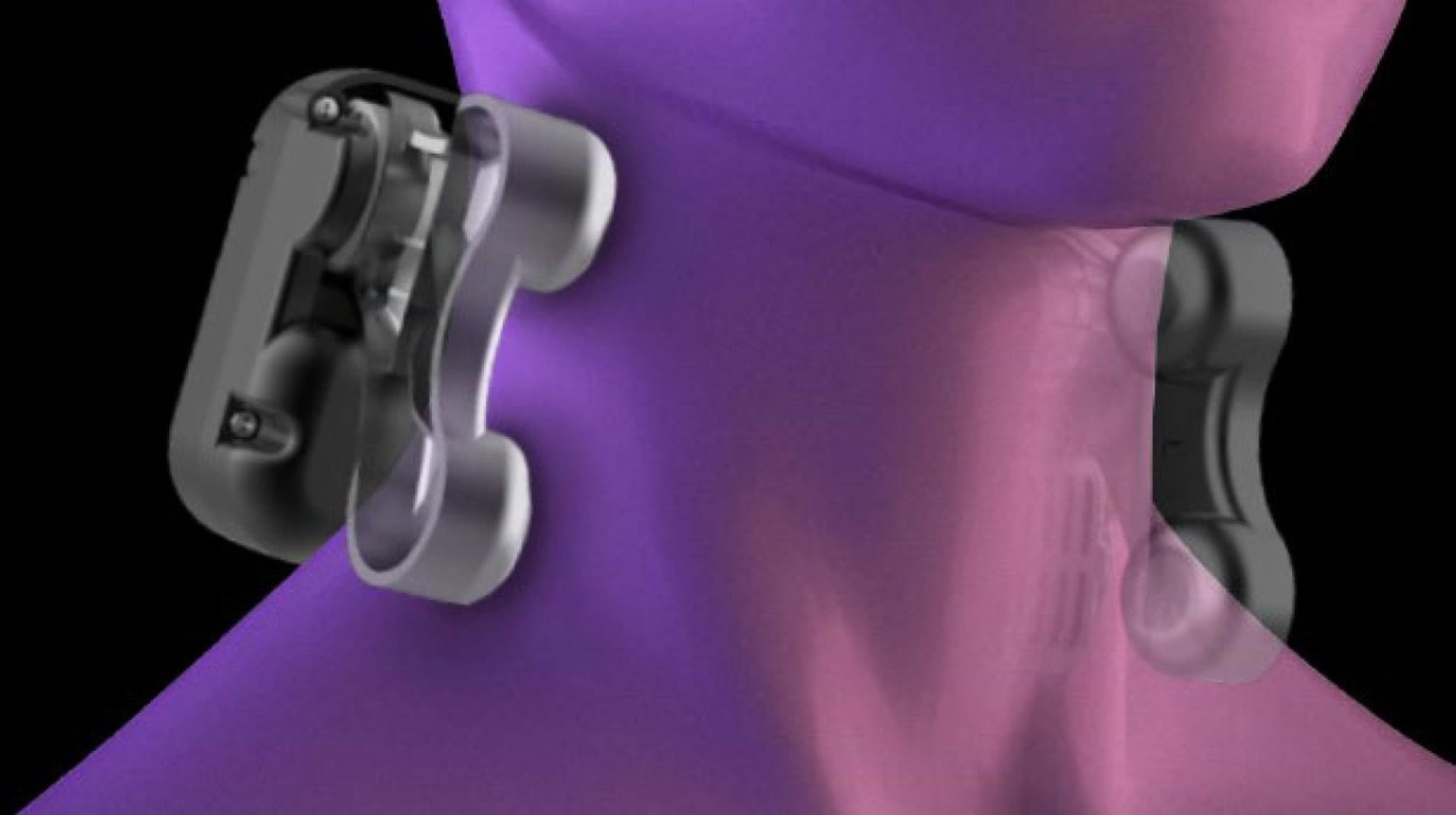 כרית מסאג' לצוואר ELEEELS R5 Neck Care Massager  - צבע שחור