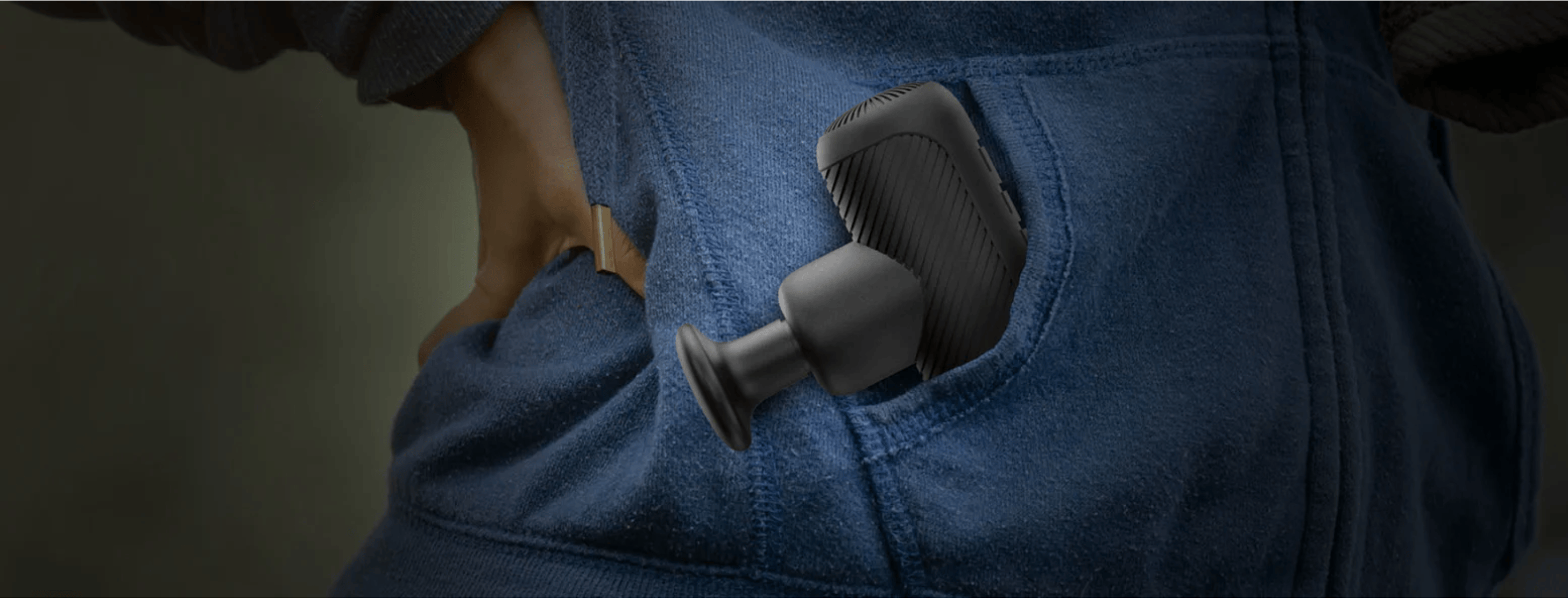 אקדח עיסוי קומפקטי מקצועי ELEEELS P2 Pocket Percussive Massager  - צבע שחור
