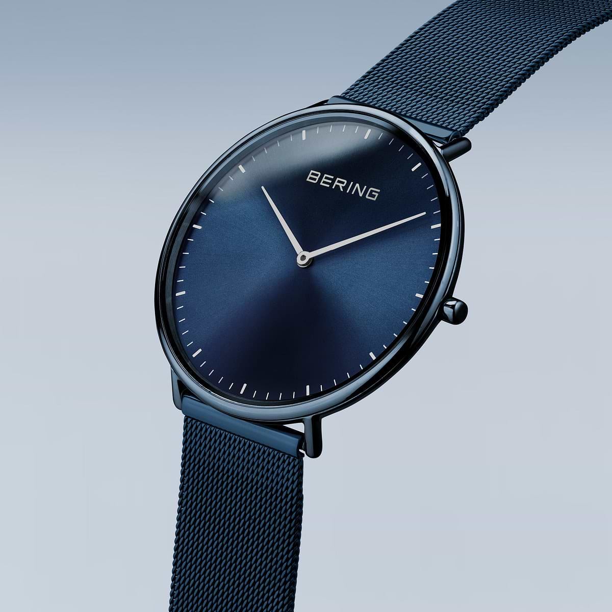 שעון יד יוניסקס Bering 15739-397 39mm צבע כחול - אחריות לשנה ע"י היבואן