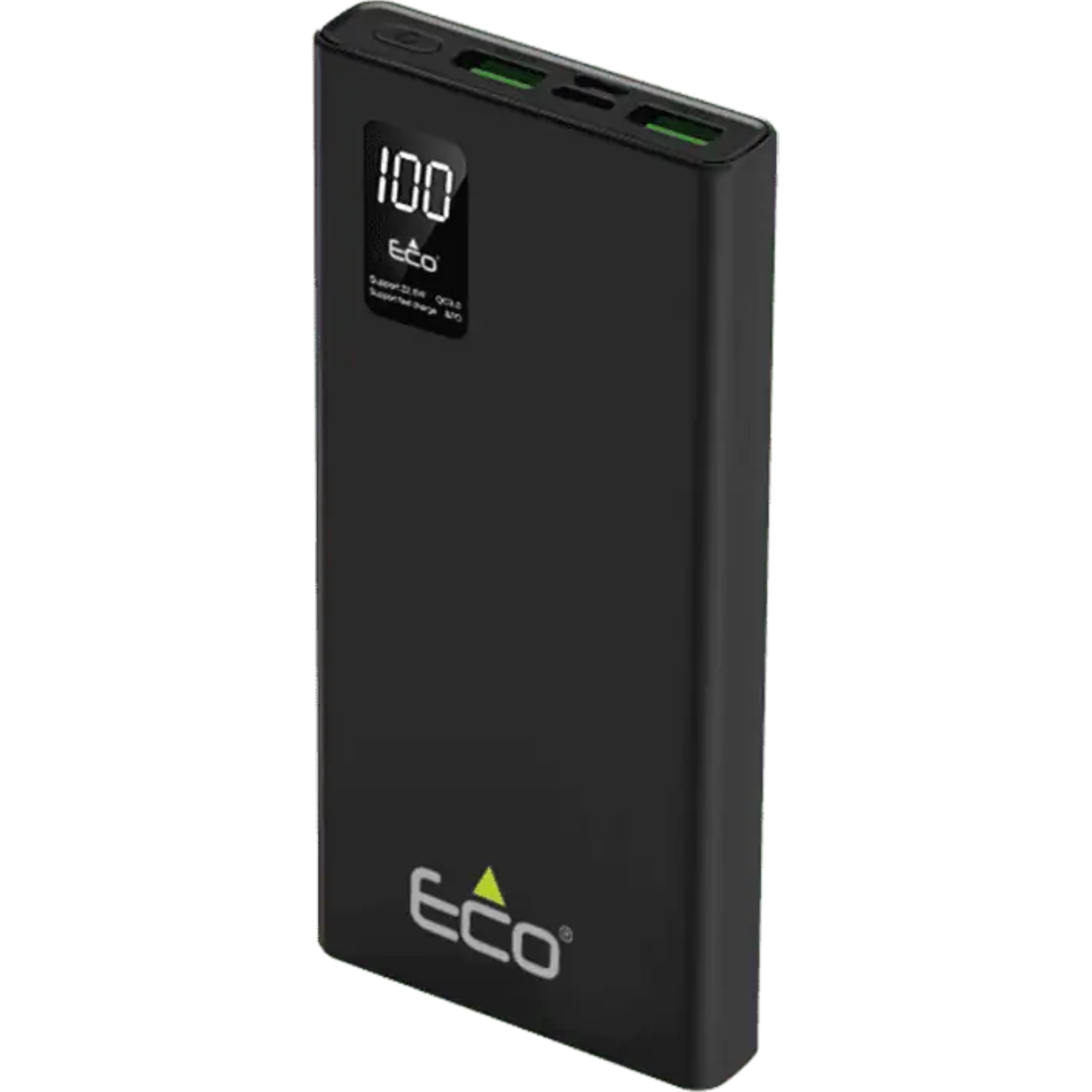 סוללת גיבוי לטלפונים ECO 600 PD 10000mAh - צבע שחור