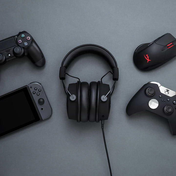 אוזניות גיימינג חוטיות HyperX Cloud Alpha - צבע שחור/אדום שנתיים אחריות ע"י היבואן הרשמי