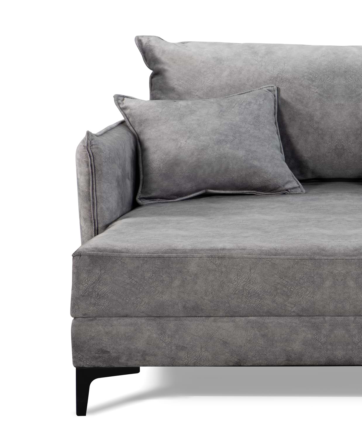 כורסת Love Seat (לאב סיט) מפנקת לגונה LEONARDO צבע אפור בהיר
