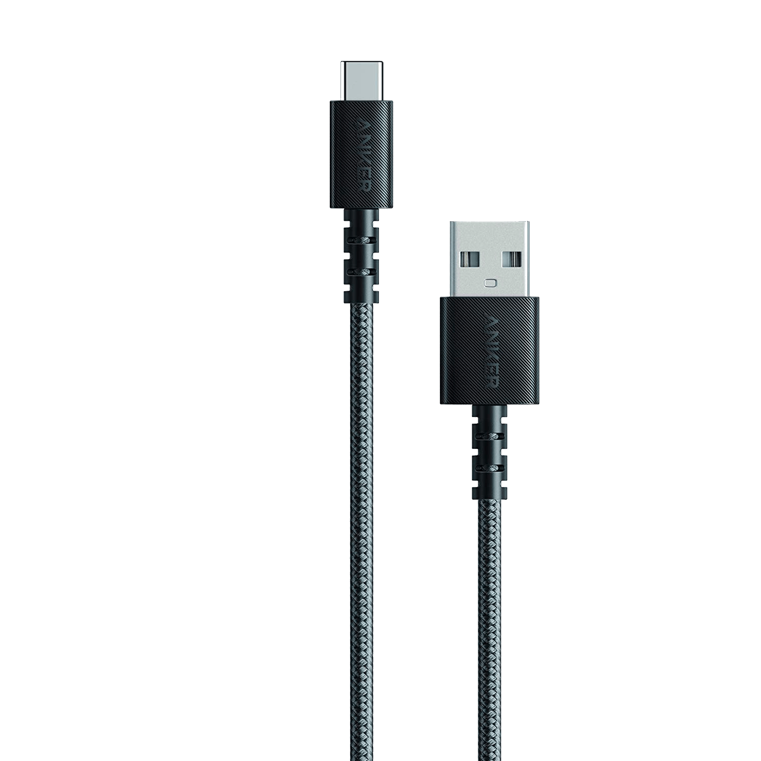 כבל Anker Powerline Type-C to Type-A - צבע שחור שנה אחריות ע"י היבואן הרשמי