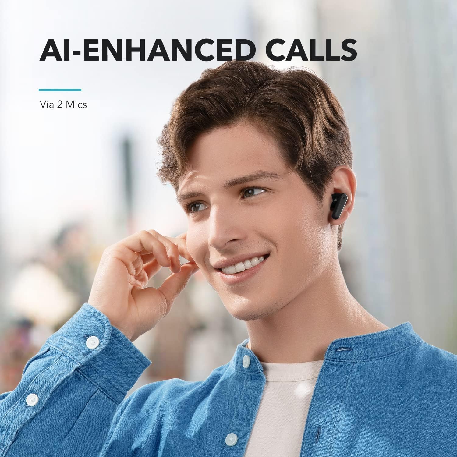 רמקול בידורית Anker Soundcore R50i TWS IPX5 - צבע שחור אחריות ע"י היבואן הרשמי