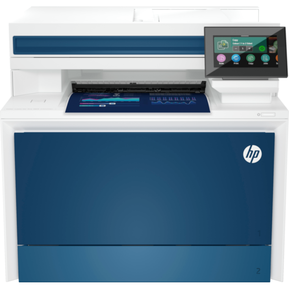 מדפסת לייזר צבעונית משולבת HP Color LaserJet Pro MFP 4302fdn - צבע שחור שנתיים אחריות ע"י יבואן הרשמי