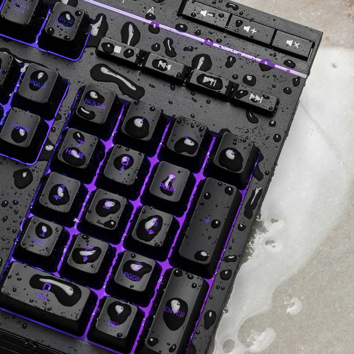 מקלדת גיימינג חוטית HyperX Alloy Core RGB - צבע שחור שנתיים אחריות ע"י היבואן הרשמי