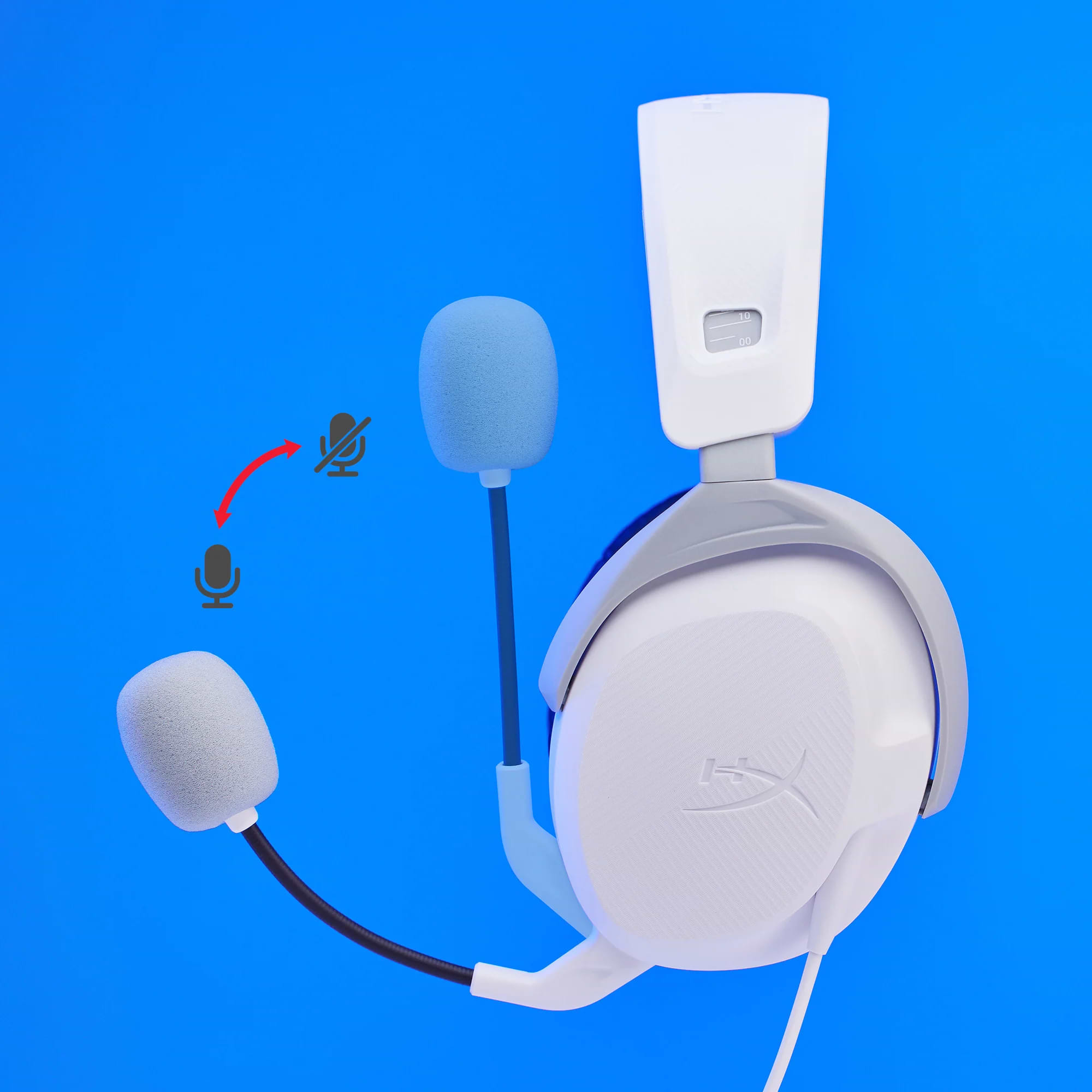 אוזניות חוטיות HyperX Cloud Stinger 2 for Playstation - צבע לבן שנה אחריות ע"י היבואן הרשמי