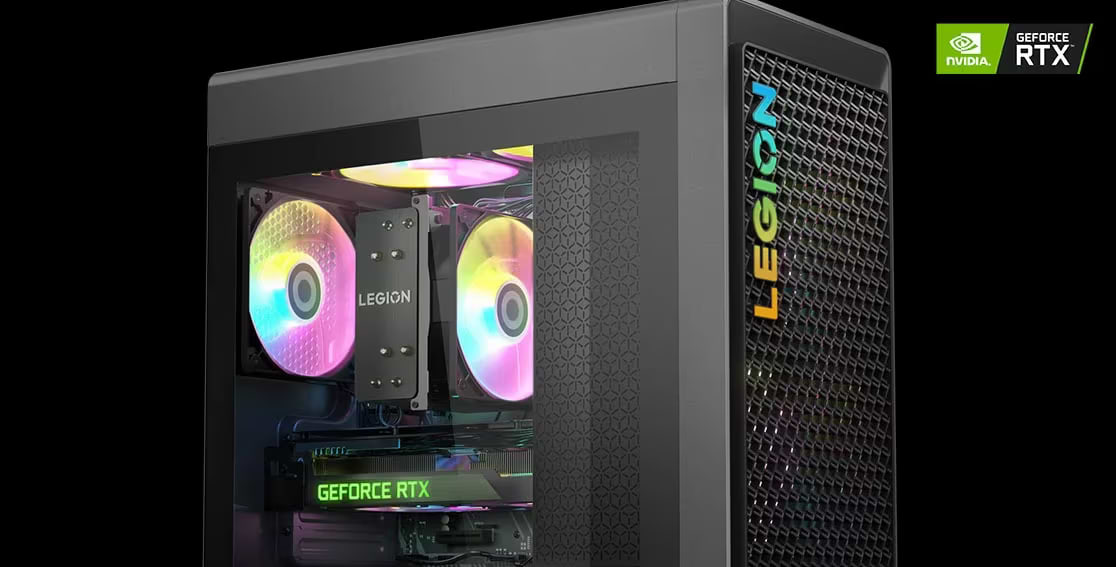 מחשב נייח גיימינג Lenovo Desk Legion T5 26IRB8 90UU00ECYS - Core i5-13400F 16GB 1TB SSD RTX4060 - צבע אפור שלוש שנות אחריות ע"י היבואן הרשמי
