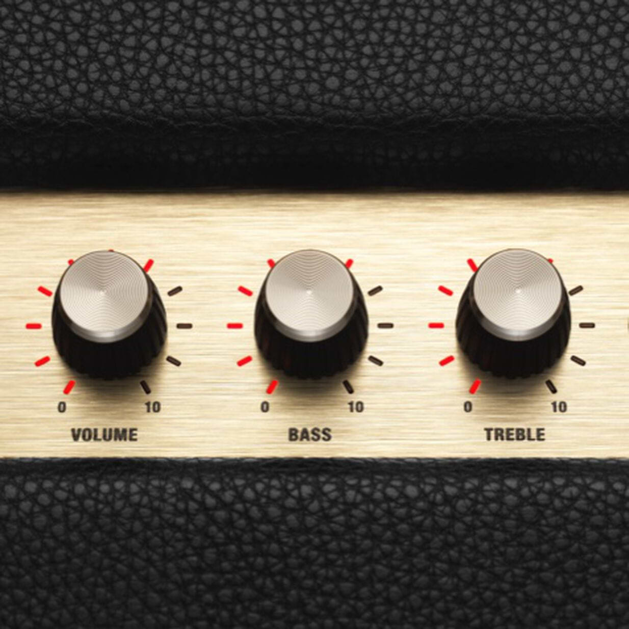 רמקול חוטי Marshall Action II Blutetooth - צבע שחור שנה אחריות ע"י יבואן רשמי