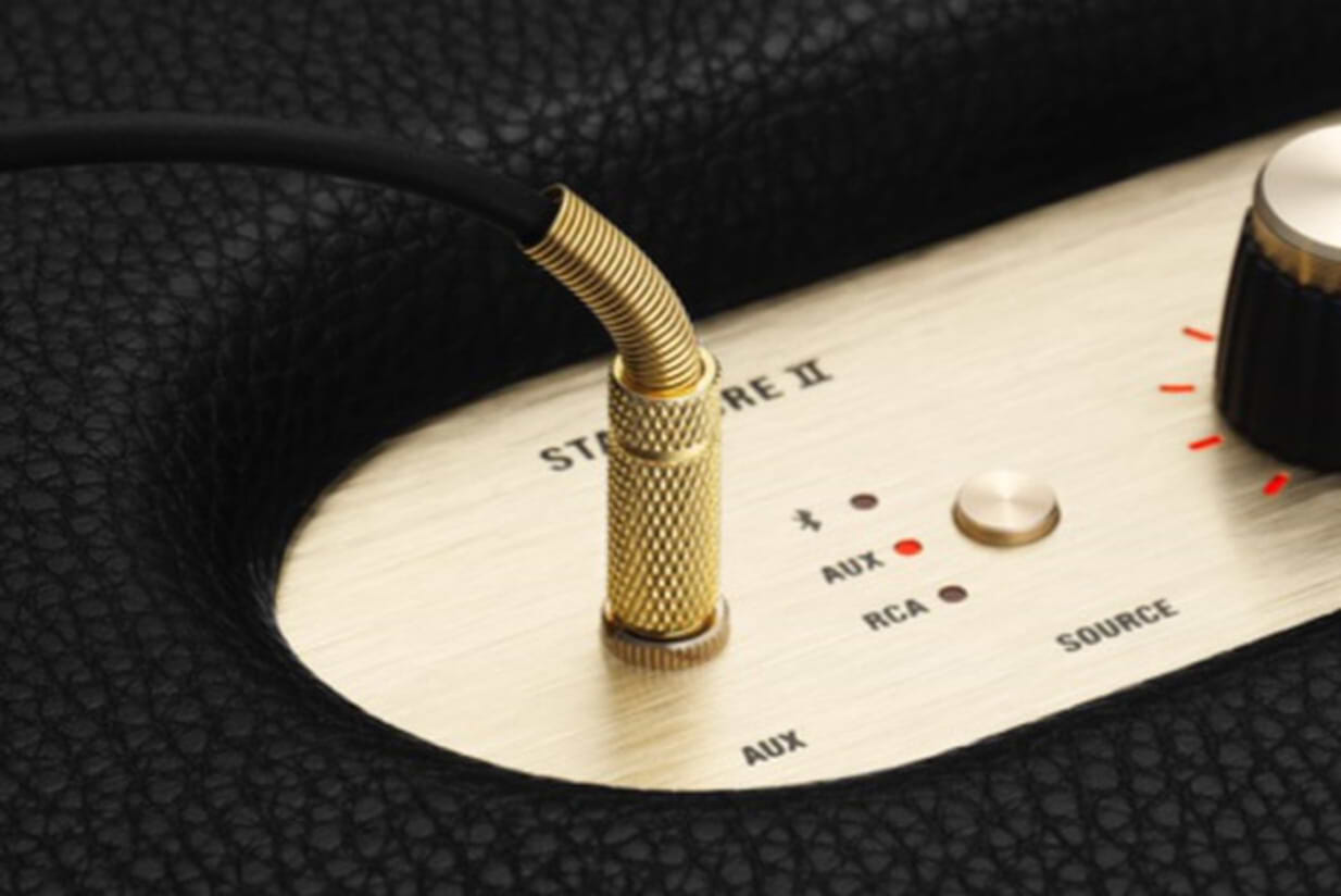 רמקול אלחוטי Marshall Stanmore II Bluetooth - צבע שחור שנה אחריות ע"י יבואן רשמי