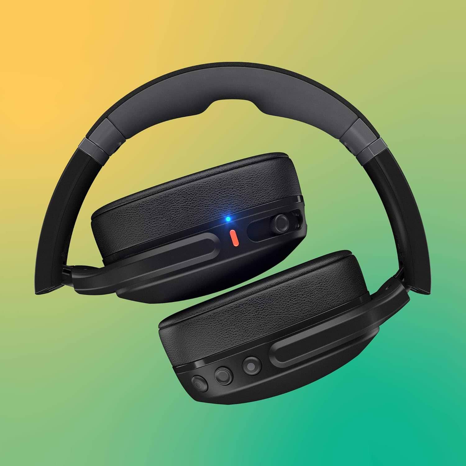 אוזניות אלחוטיות  SkullCandy Crusher Evo TWS Over-Ear - צבע אפור שנה אחריות ע"י היבואן רשמי