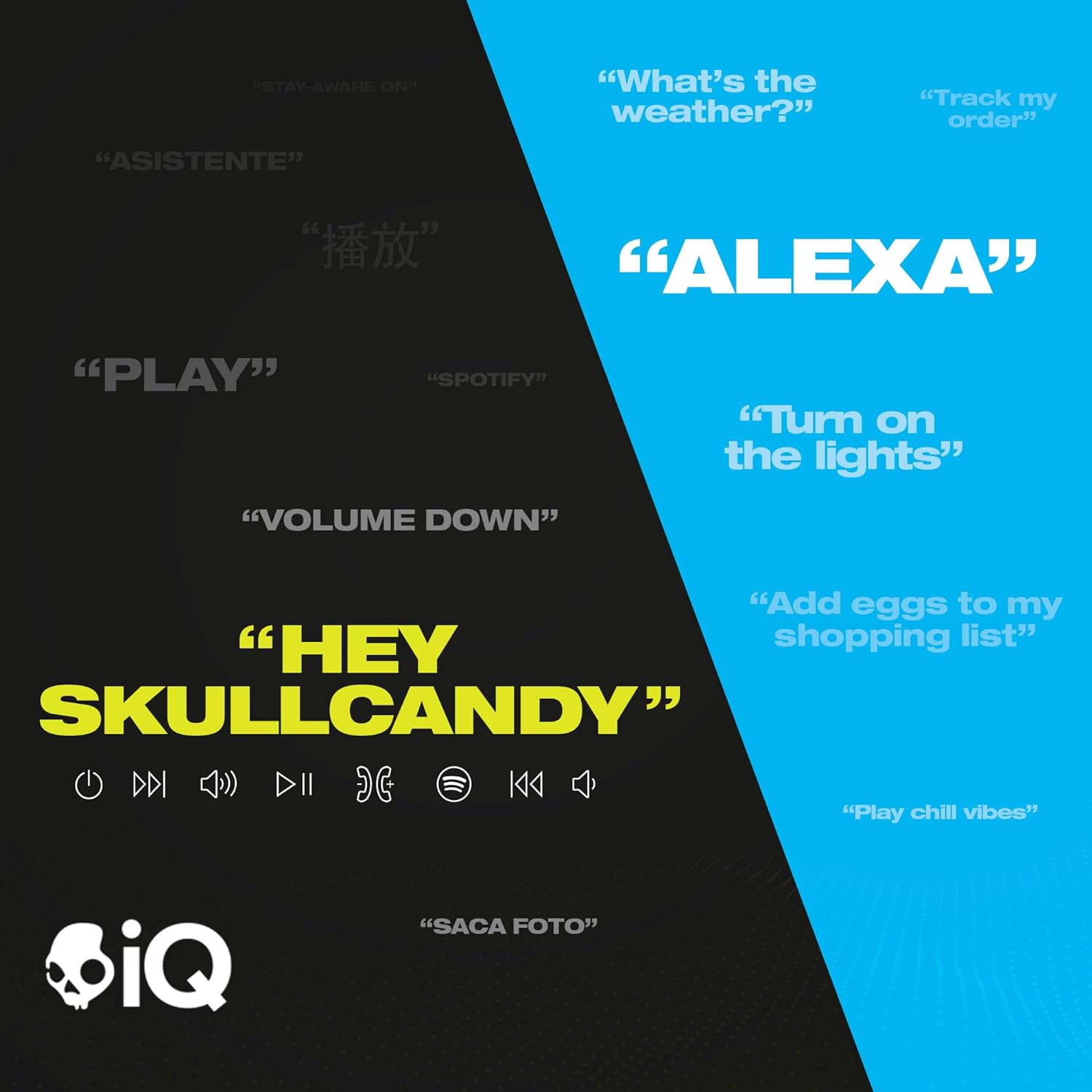 אוזניות אלחוטיות SkullCandy Crusher ANC 2 TWS Over-Ear - צבע שחור שנה אחריות ע"י היבואן רשמי
