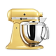 מיקסר 4.8 ליטר עם קערת נירוסטה KitchenAid Artisan KSM-175 - צבע צהוב אחריות ע"י ניופאן היבואן הרשמי