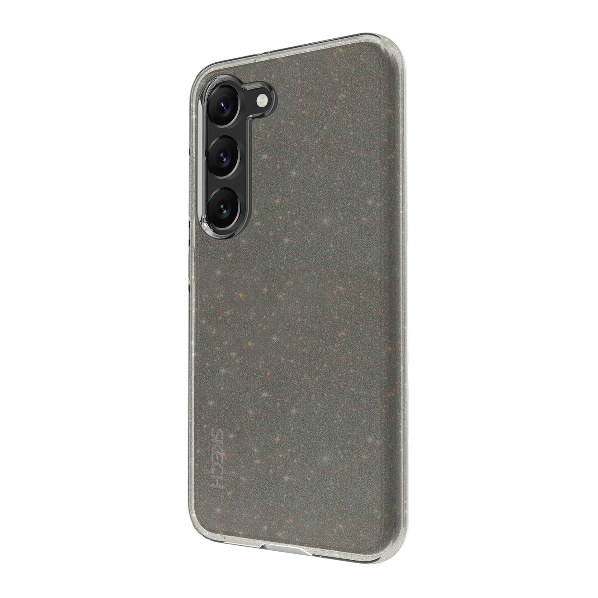 כיסוי Skech ל Galaxy S23 דגם Matrix Sparkl - שקוף נוצץ שנה אחריות ע