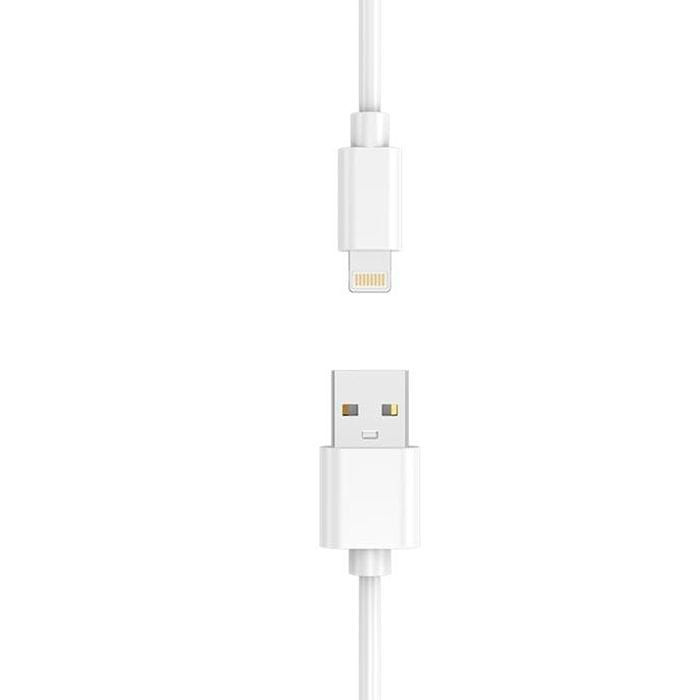 כבל טעינה Mower Lightning to USB C באורך 3 מטר - צבע לבן