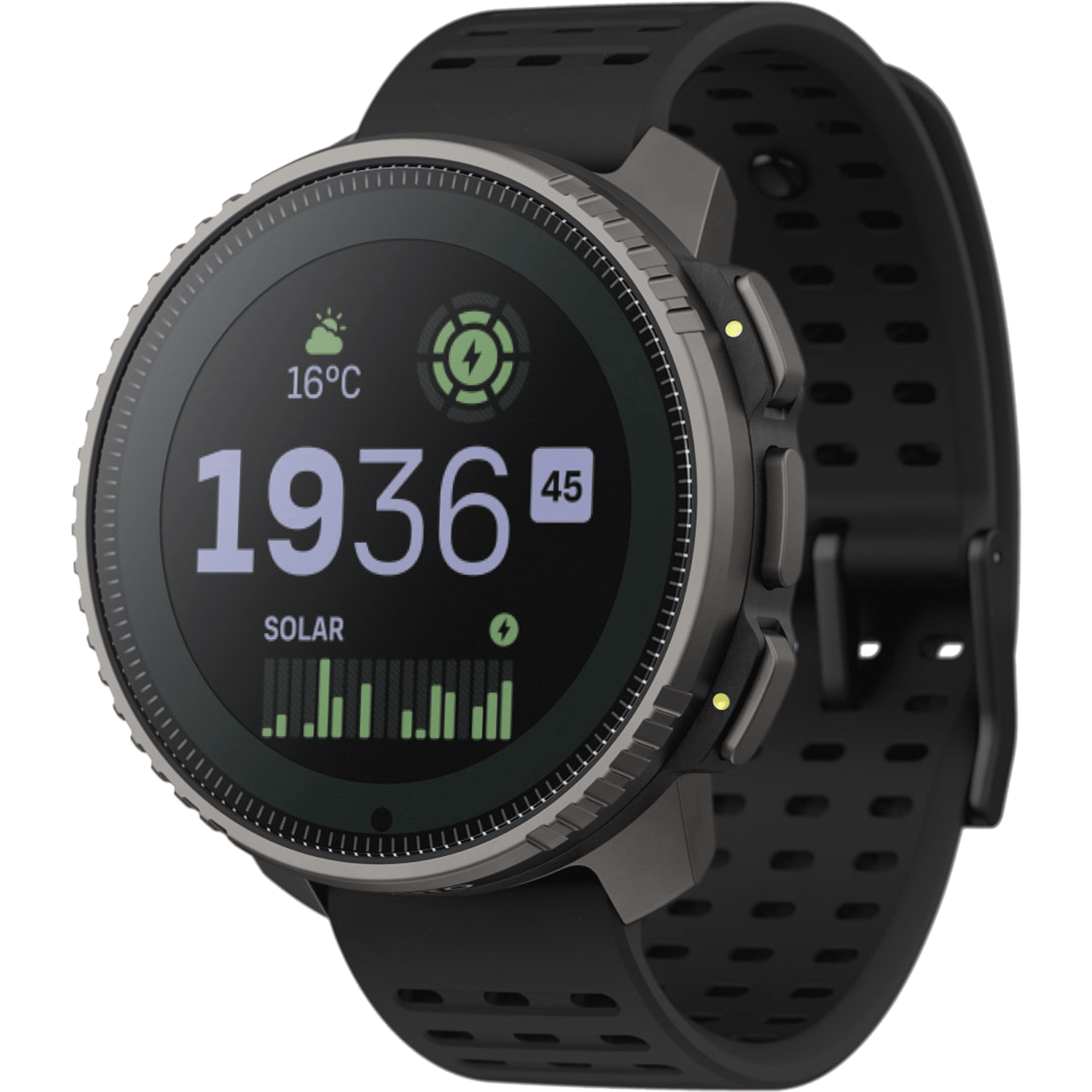 שעון ספורט חכם Suunto Vertical Titanium Solar 49mm - צבע שחור שנתיים אחריות ע