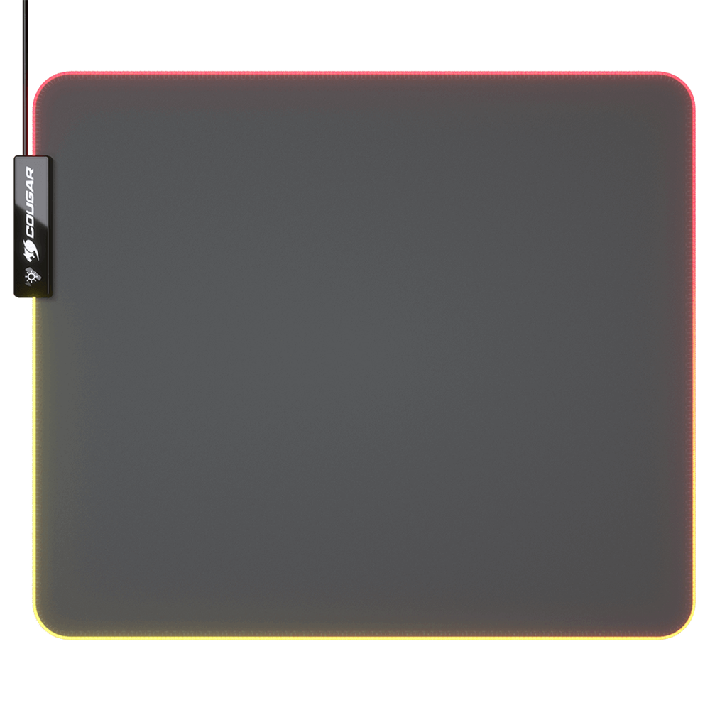 משטח גיימינג לעכבר Cougar Gaming Mouse Pad Neon RGB - צבע שחור אחריות ע