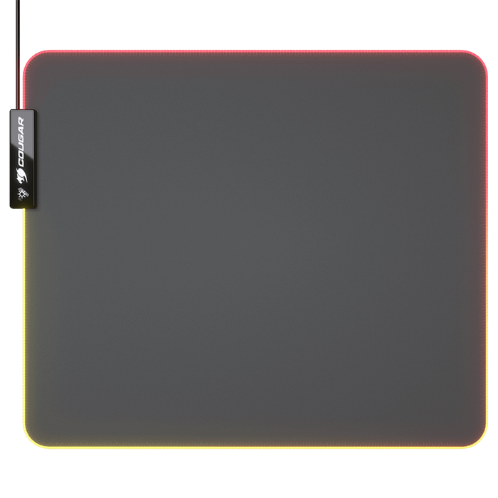 משטח גיימינג לעכבר Cougar Gaming Mouse Pad Neon RGB - צבע שחור אחריות עי היבואן
